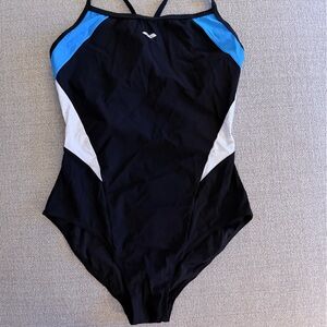 Arena Black and Blue One-Piece Swimsuit